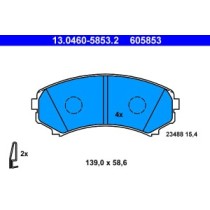 Set placute frana,frana disc ATE