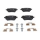 Set placute frana spate ATE cu suplimente suruburi ghidare etrier pentru AUDI A3 A4 B6 B7 A6 ALLROAD C6 discuri neventilate 55.9x105.3x17.1 mm