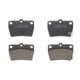 Set plăcuțe frână spate cu accesorii, compatibile TOYOTA RAV 4 II 1.8/2.0/2.0D 05.00-11.05, dimensiuni 78.5x54.1x14.0 mm