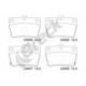 Set plăcuțe frână spate cu accesorii, compatibile TOYOTA RAV 4 II 1.8/2.0/2.0D 05.00-11.05, dimensiuni 78.5x54.1x14.0 mm