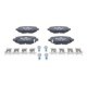 Set placute frana Spate ATE pentru FIAT 500X, JEEP RENEGADE, Inaltime 49.5 mm, Latime 115.5 mm, Grosime 17.3 mm