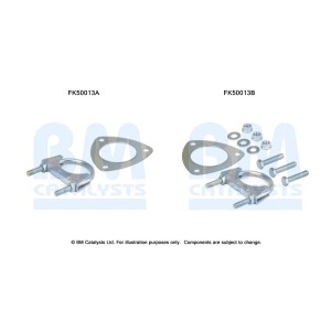 Set montare, sistem de esapament BM CATALYSTS