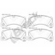 Set placute frana ceramice fata AUDI E-TRON GT, PORSCHE CAYENNE, PANAMERA, TAYCAN, VW TOUAREG 209.5mm x 94.2mm x 16.1mm