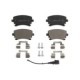 Set plăcuțe frână spate pentru VW CALIFORNIA T5 T6, MULTIVAN T5 T6, TRANSPORTER T5 T6, CARAVELLE T6 1.9D-3.2 04.03