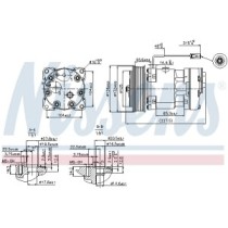 Compresor, climatizare NISSENS
