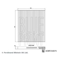 Filtru, aer habitaclu BLUE PRINT