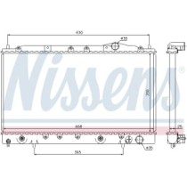 Radiator, racire motor NISSENS