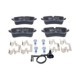 Set placute frana spate ATE cu suruburi de ghidare etrier AUDI A4 B8 A5 A6 ALLROAD C7 A6 C7 A7 PORSCHE MACAN 1.8-4.2 03.10