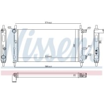 Radiator, racire motor NISSENS