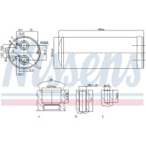 Uscator,aer conditionat NISSENS