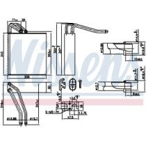 Evaporator, aer conditionat NISSENS