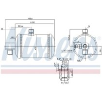 Uscator,aer conditionat NISSENS