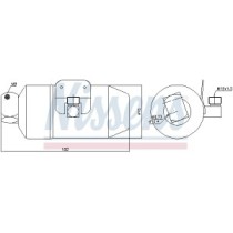 Uscator,aer conditionat NISSENS