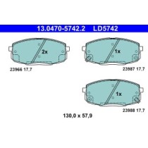 Set placute frana,frana disc ATE