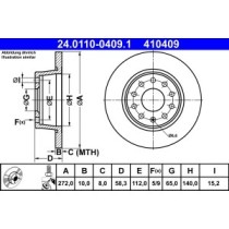 Disc frana ATE