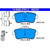 Set placute frana,frana disc ATE