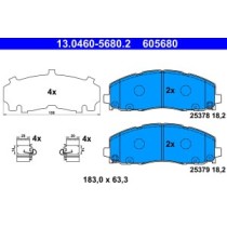 Set placute frana,frana disc ATE