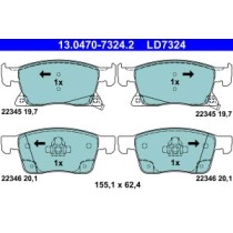 Set placute frana,frana disc ATE