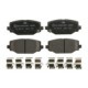 Set placute frana spate ATE pentru FIAT FREEMONT, LANCIA VOYAGER 2.0D-3.6LPG, inaltime 55.6 mm, latime 130.1 mm, grosime 17.5 mm