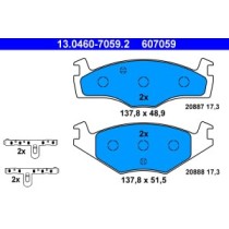 Set placute frana,frana disc ATE