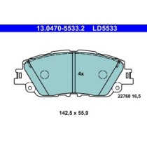 Set placute frana,frana disc ATE