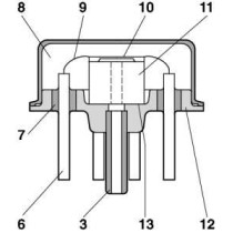 Senzor, temperatura/ presiune ulei BOSCH