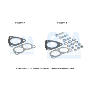 Set montare, sistem de esapament BM CATALYSTS