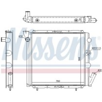 Radiator, racire motor NISSENS