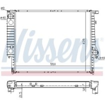 Radiator, racire motor NISSENS