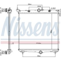 Radiator, racire motor NISSENS