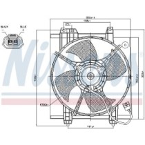 Ventilator,aer conditionat NISSENS