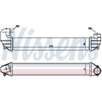 Intercooler, compresor NISSENS