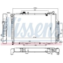 Radiator, racire motor NISSENS