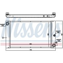 Radiator, racire motor NISSENS