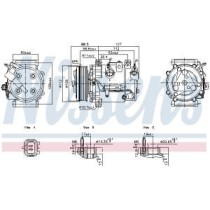 Compresor, climatizare NISSENS