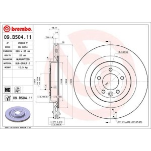 Disc frana BREMBO