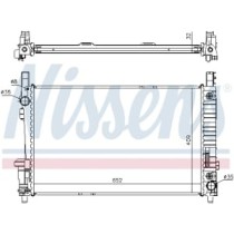 Radiator, racire motor NISSENS