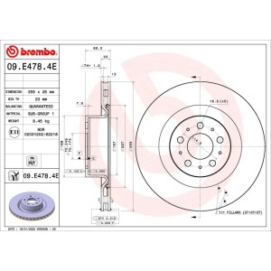 Set frana, frana disc BREMBO