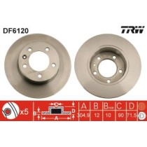 Disc frana TRW MOTO