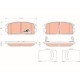 Set placute frana spate TRW MOTO pentru CHEVROLET CAPTIVA, EQUINOX; HYUNDAI TERRACAN; MITSUBISHI L400; OPEL ANTARA A; PONTIAC TORRENT; SUZUKI XL7