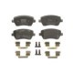 Set placute frana fata TRW MOTO cu suruburi etrier DACIA DOKKER DUSTER LODGY LOGAN 52.5mm x 116.4mm x 17.3mm