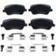 Set placute frana fata TRW MOTO cu suruburi etrier DACIA DOKKER DUSTER LODGY LOGAN 52.5mm x 116.4mm x 17.3mm