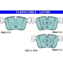 Set placute frana,frana disc ATE