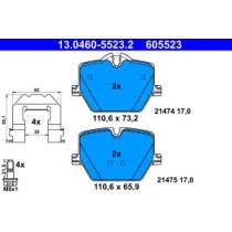 Set placute frana,frana disc ATE