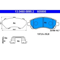 Set placute frana,frana disc ATE