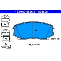 Set placute frana,frana disc ATE