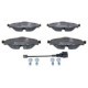 Set placute frana disc ATE ceramica fata AUDI A3 Q2 Q3 TT CUPRA ATECA FORMENTOR LEON SEAT ATECA 1.0-Electric 08.11 64.5mm 160.0mm 20.4mm