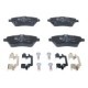 Set placute frana ceramica fata ATE pentru FORD B-MAX, FIESTA, TOURNEO COURIER, TRANSIT COURIER, dimensiuni 60.0 mm x 131.5 mm x 17.2 mm