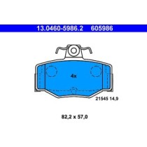 Set placute frana,frana disc ATE