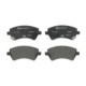 Set placute frana fata ATE TOYOTA COROLLA COROLLA VERSO 1.3-2.0D 10.01-03.08 57.3 mm x 131.5 mm x 17.8 mm